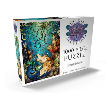 Darstellung des Puzzle Motivs Friends Under the Sea Stained Glass 1000 Puzzle Schachtel Ansicht2