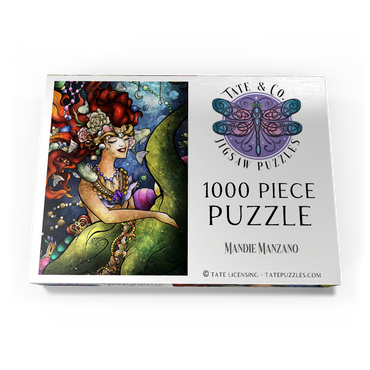 Darstellung des Puzzle Motivs Croc A Doc Baby Stained Glass 1000 Puzzle Schachtel Ansicht3