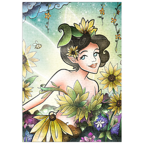 Darstellung des Puzzle-Motivs Cyrus, die Sommerfee - Mandie Manzano – Puzzleteile: 500