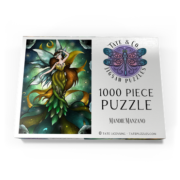Darstellung des Puzzle Motivs Midsummers Storm Stained Glass 1000 Puzzle Schachtel Ansicht3