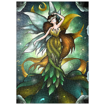 Darstellung des Puzzle Motivs puzzleplate Midsummers Storm Stained Glass 500 Puzzle