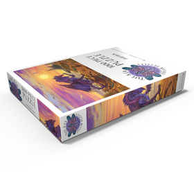 Darstellung des Puzzle Motivs Treasure By The Shore Dragon  - Ed Beard Jr - Puzzleteile: 1000