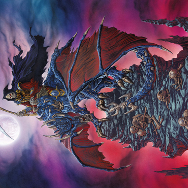 Darstellung des Puzzle Motivs Dragon Reaper - Ed Beard Jr 1000 Puzzle 3D Modell