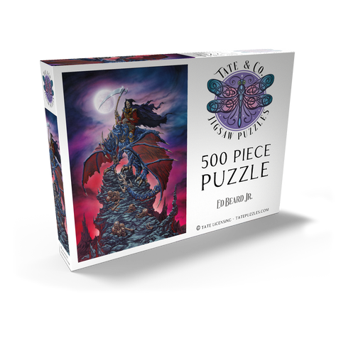 Darstellung des Puzzle Motivs Dragon Reaper - Ed Beard Jr Dragon Reaper - Ed Beard Jr 500 Puzzle Schachtel Ansicht2