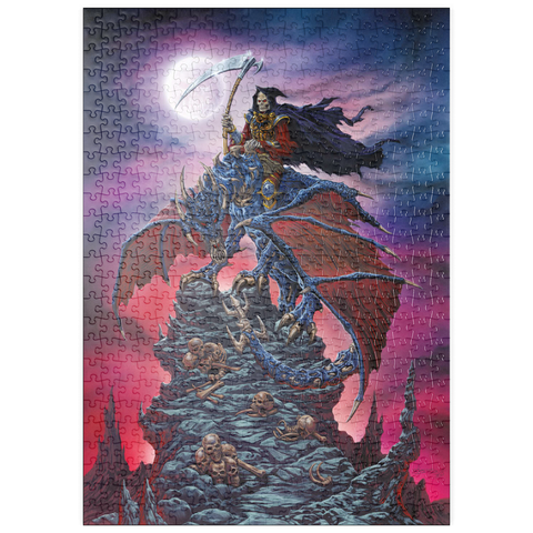 Darstellung des Puzzle Motivs Dragon Reaper - Ed Beard Jr puzzleplate Dragon Reaper - Ed Beard Jr 500 Puzzle
