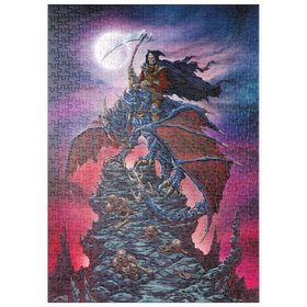 Darstellung des Puzzle Motivs Dragon Reaper - Ed Beard Jr - Puzzleteile: 500