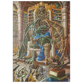 Darstellung des Puzzle Motivs Kairos The Archivist Dragon  - Ed Beard Jr - Puzzleteile: 500