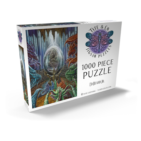 Darstellung des Puzzle Motivs Etherrum Dragon Egg - Ed Beard Jr Etherrum Dragon Egg - Ed Beard Jr 1000 Puzzle Schachtel Ansicht2