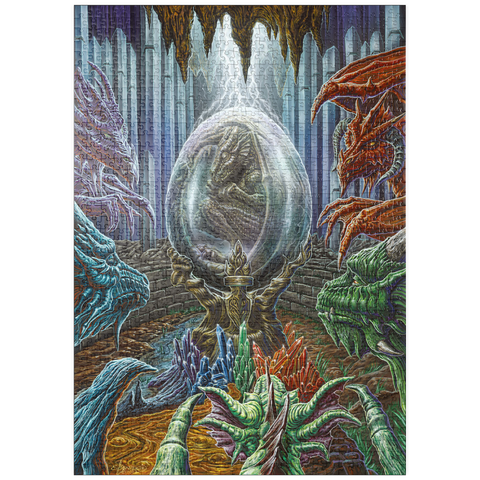 Darstellung des Puzzle Motivs Etherrum Dragon Egg - Ed Beard Jr puzzleplate Etherrum Dragon Egg - Ed Beard Jr 1000 Puzzle