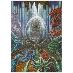 Darstellung des Puzzle Motivs Etherrum Dragon Egg - Ed Beard Jr - Puzzleteile: 1000