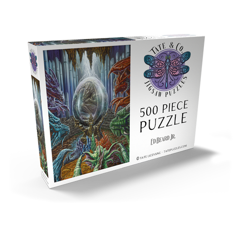 Darstellung des Puzzle Motivs Etherrum Dragon Egg - Ed Beard Jr Etherrum Dragon Egg - Ed Beard Jr 500 Puzzle Schachtel Ansicht2
