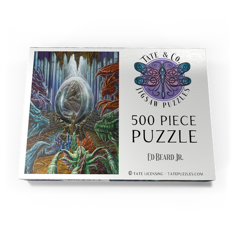 Darstellung des Puzzle Motivs Etherrum Dragon Egg - Ed Beard Jr Etherrum Dragon Egg - Ed Beard Jr 500 Puzzle Schachtel Ansicht3