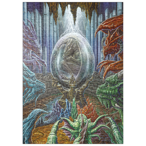 Darstellung des Puzzle Motivs Etherrum Dragon Egg - Ed Beard Jr puzzleplate Etherrum Dragon Egg - Ed Beard Jr 500 Puzzle