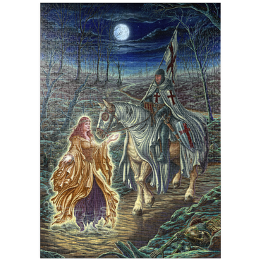 Darstellung des Puzzle Motivs puzzleplate Perilous Forest Knight - Ed Beard Jr 1000 Puzzle