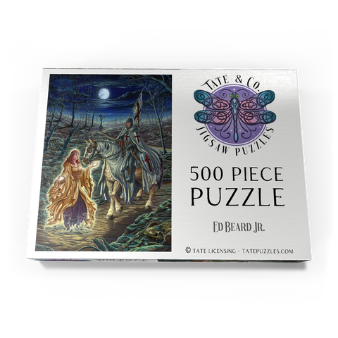 Darstellung des Puzzle Motivs Perilous Forest Knight - Ed Beard Jr Perilous Forest Knight - Ed Beard Jr 500 Puzzle Schachtel Ansicht3