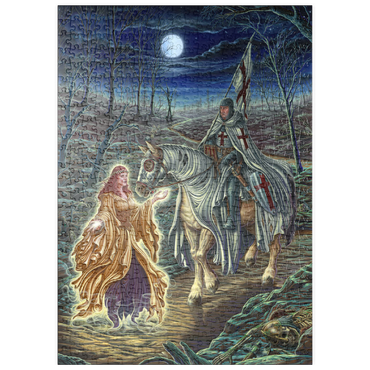 Darstellung des Puzzle Motivs puzzleplate Perilous Forest Knight - Ed Beard Jr 500 Puzzle