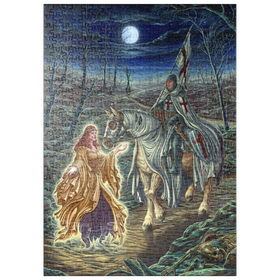 Darstellung des Puzzle Motivs Perilous Forest Knight - Ed Beard Jr - Puzzleteile: 500