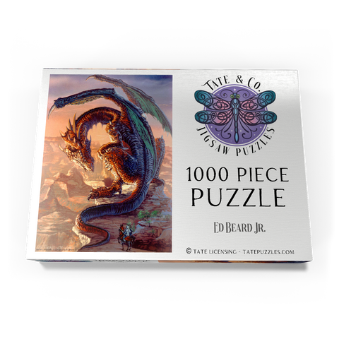 Darstellung des Puzzle Motivs Bravery Misplaced Dragon - Ed Beard Jr Bravery Misplaced Dragon - Ed Beard Jr 1000 Puzzle Schachtel Ansicht3