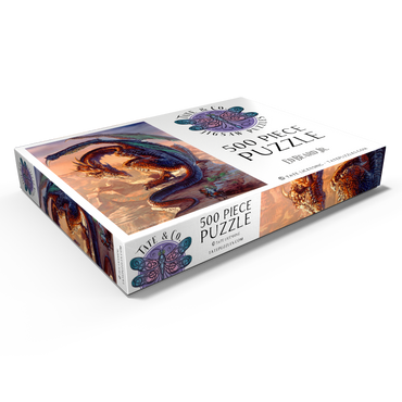 Darstellung des Puzzle Motivs Bravery Misplaced Dragon - Ed Beard Jr 500 Puzzle Schachtel Ansicht1