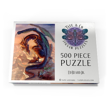 Darstellung des Puzzle Motivs Bravery Misplaced Dragon - Ed Beard Jr 500 Puzzle Schachtel Ansicht3