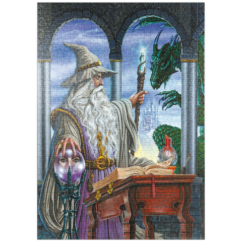 Darstellung des Puzzle Motivs Wizard's Emissary - Ed Beard Jr puzzleplate Wizard's Emissary - Ed Beard Jr 1000 Puzzle