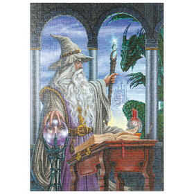 Darstellung des Puzzle Motivs Wizard's Emissary - Ed Beard Jr - Puzzleteile: 500