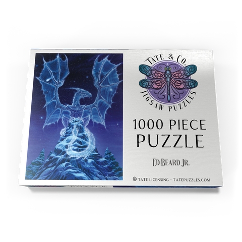 Darstellung des Puzzle Motivs Caelestis Winter Spirit Dragon - Ed Beard Jr Caelestis Winter Spirit Dragon - Ed Beard Jr 1000 Puzzle Schachtel Ansicht3