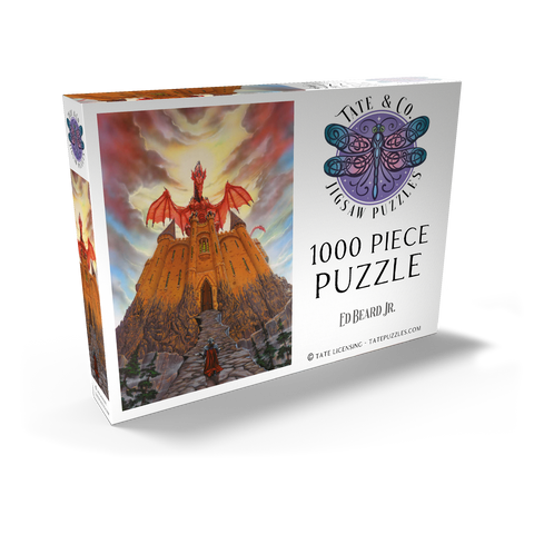 Darstellung des Puzzle Motivs Dragon Lord's Magic Castle - Ed Beard Jr Dragon Lord's Magic Castle - Ed Beard Jr 1000 Puzzle Schachtel Ansicht2