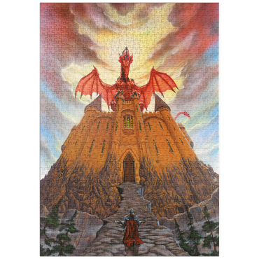 Darstellung des Puzzle Motivs puzzleplate Dragon Lord's Magic Castle - Ed Beard Jr 1000 Puzzle