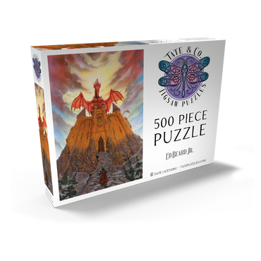 Darstellung des Puzzle Motivs Dragon Lord's Magic Castle - Ed Beard Jr 500 Puzzle Schachtel Ansicht2