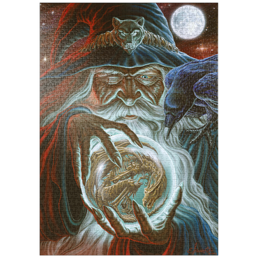 Darstellung des Puzzle Motivs puzzleplate Dark Wizard - Ed Beard Jr 1000 Puzzle