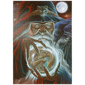 Darstellung des Puzzle Motivs Dark Wizard - Ed Beard Jr - Puzzleteile: 1000