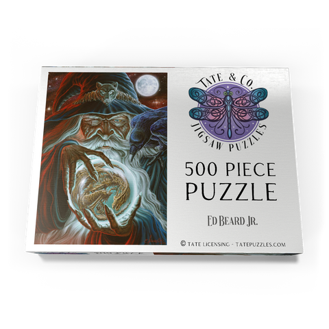 Darstellung des Puzzle Motivs Dark Wizard - Ed Beard Jr Dark Wizard - Ed Beard Jr 500 Puzzle Schachtel Ansicht3