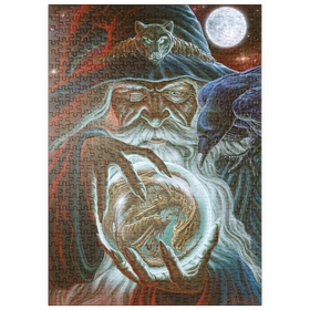 Darstellung des Puzzle Motivs Dark Wizard - Ed Beard Jr - Puzzleteile: 500