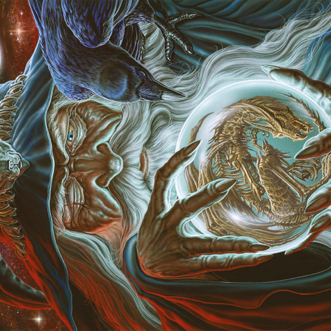 Darstellung des Puzzle Motivs Dark Wizard - Ed Beard Jr Dark Wizard - Ed Beard Jr 500 Puzzle 3D Modell