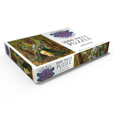 Darstellung des Puzzle Motivs Erdfee-Elementar - Ed Beard Jr Earth Fairy Elemental - Ed Beard Jr 1000 Puzzle Schachtel Ansicht1