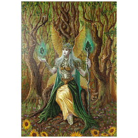 Darstellung des Puzzle Motivs Erdfee-Elementar - Ed Beard Jr - Puzzleteile: 1000