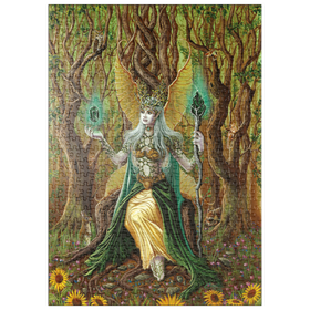 Darstellung des Puzzle Motivs Erdfee-Elementar - Ed Beard Jr - Puzzleteile: 500