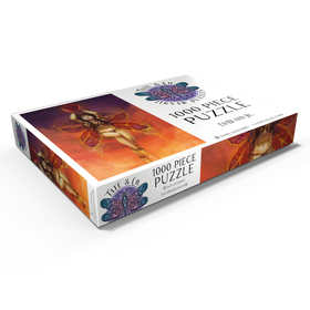 Alternative Darstellung des Puzzle-Motivs Fire Fairy Elemental - Ed Beard Jr – Puzzleteile: 1000