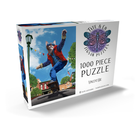 Darstellung des Puzzle Motivs Cat to The Fututre Movie Cats - Vincent Hie Cat to The Fututre Movie Cats - Vincent Hie 1000 Puzzle Schachtel Ansicht2