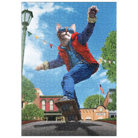 Darstellung des Puzzle-Motivs Cat to The Fututre Movie Cats - Vincent Hie – Puzzleteile: 500