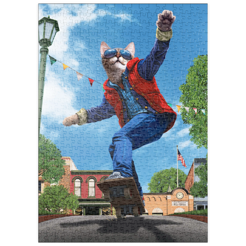 Darstellung des Puzzle Motivs Cat to The Fututre Movie Cats - Vincent Hie puzzleplate Cat to The Fututre Movie Cats - Vincent Hie 500 Puzzle