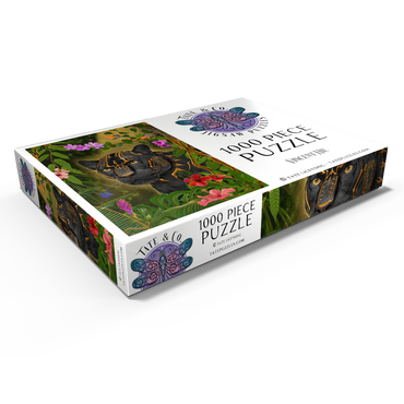 Darstellung des Puzzle Motivs Golden Panther mystical Wildlife - Vincent Hie 1000 Puzzle Schachtel Ansicht1