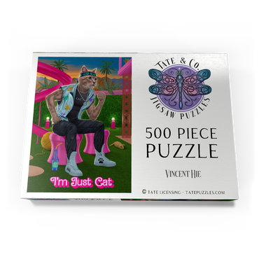 Darstellung des Puzzle Motivs I'm just Cat Movie Cats - Vincent Hie 500 Puzzle Schachtel Ansicht3