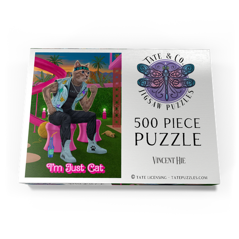 Darstellung des Puzzle Motivs I'm just Cat Movie Cats - Vincent Hie I'm just Cat Movie Cats - Vincent Hie 500 Puzzle Schachtel Ansicht3