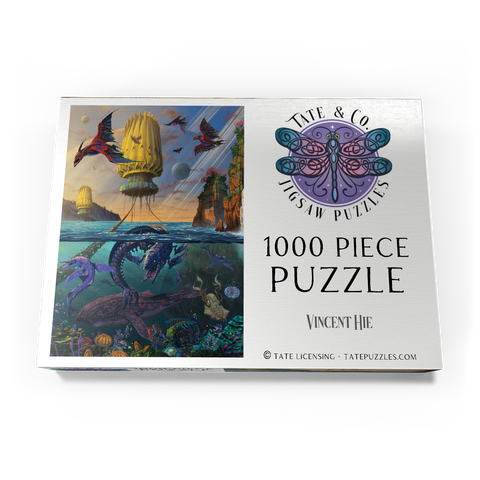 Darstellung des Puzzle Motivs Cyris Alien World - Vincent Hie Cyris Alien World - Vincent Hie 1000 Puzzle Schachtel Ansicht3