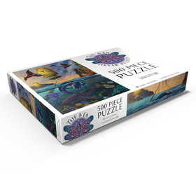 Alternative Darstellung des Puzzle-Motivs Cyris Alien World - Vincent Hie – Puzzleteile: 500