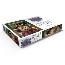 Alternative Darstellung des Puzzle-Motivs Home Alone Kitten Movie Cats - Vincent Hie – Puzzleteile: 1000