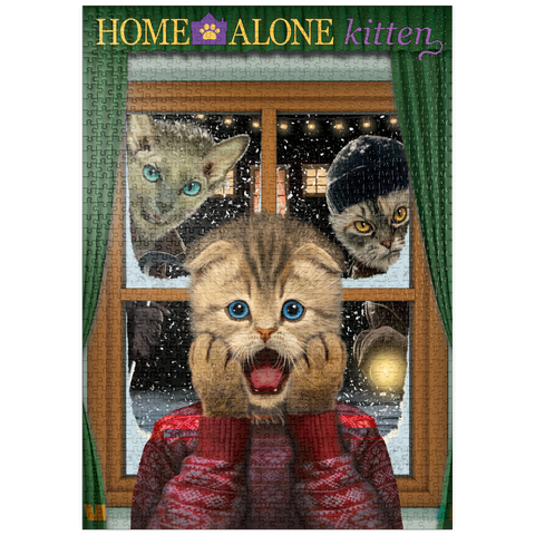 Darstellung des Puzzle Motivs Home Alone Kitten Movie Cats - Vincent Hie puzzleplate Home Alone Kitten Movie Cats - Vincent Hie 1000 Puzzle