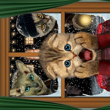 Darstellung des Puzzle Motivs Home Alone Kitten Movie Cats - Vincent Hie 1000 Puzzle 3D Modell